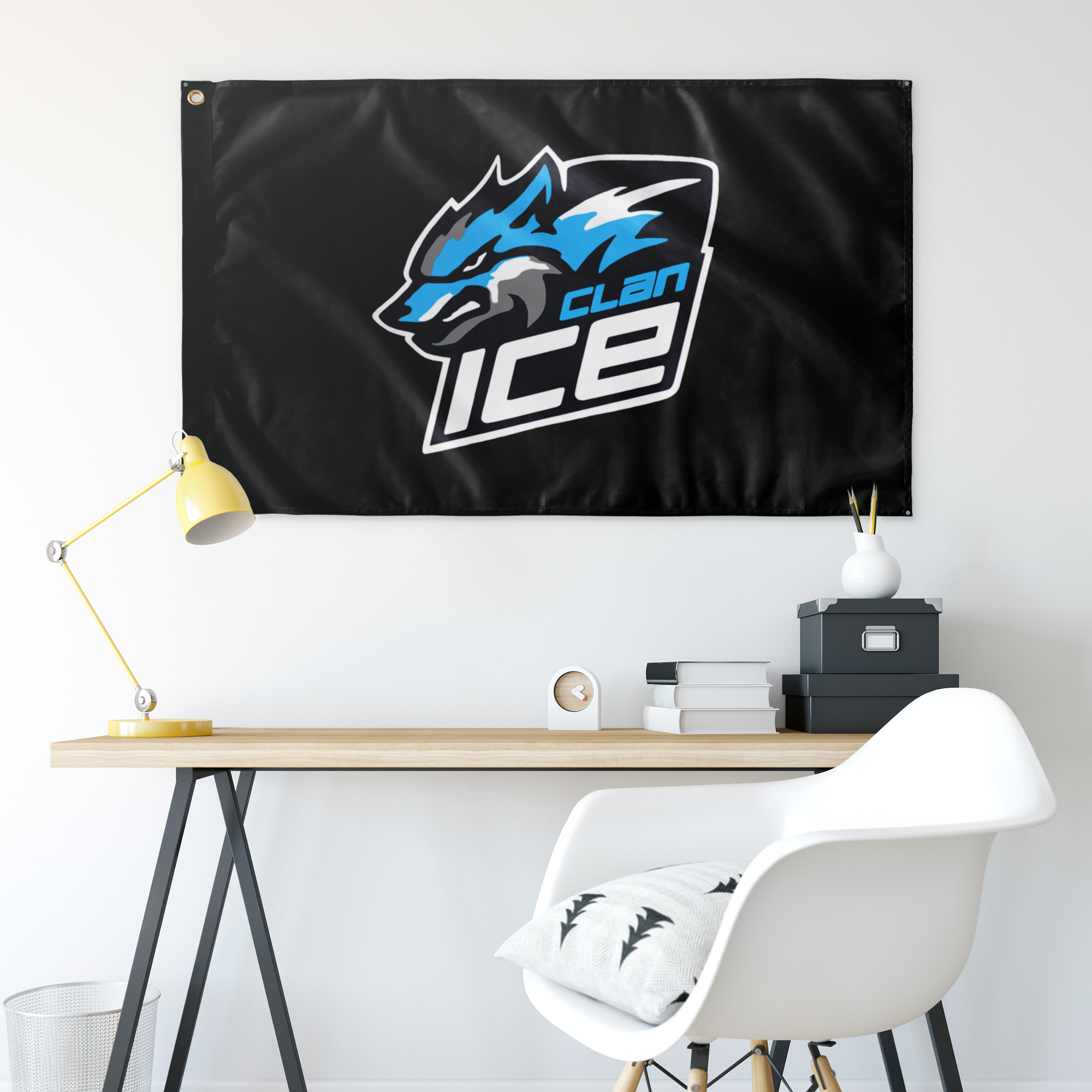 ice WALL FLAG HORIZONTAL