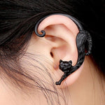 agw- Cat Bite Ear Cuff Wrap Clip Earring
