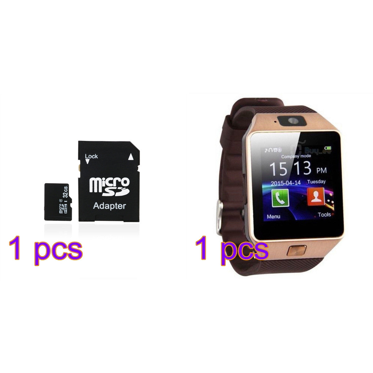 Bluetooth Smart Watch DZ09 Smartwatch GSM SIM Card With Camera for Android IOS Phones
