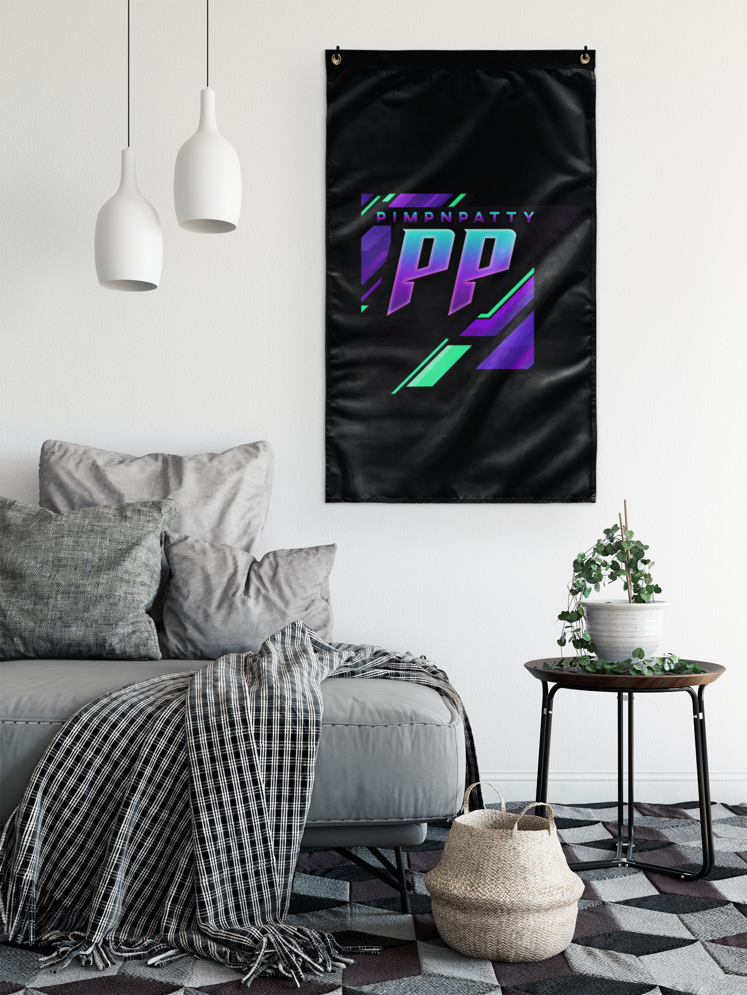 pnp Large Wall Flag - Vertical