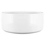 noh White Ceramic Pet Bowl
