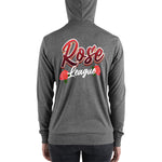 shred Rose League zip hoodie