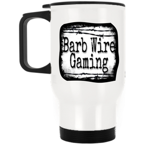 barw White Stainless Steel Travel Mug